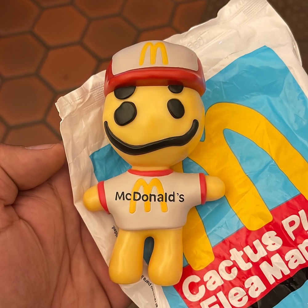 Cactus plant flea market McDonald’s toy cactus buddy